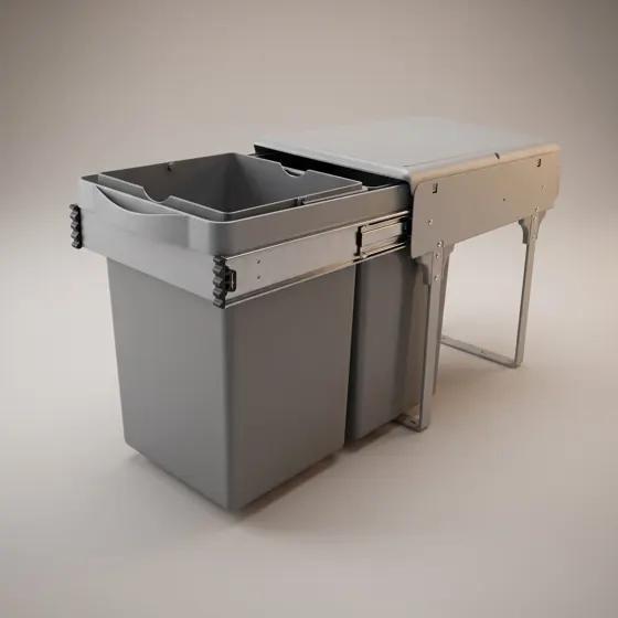 Sliding Wastebin